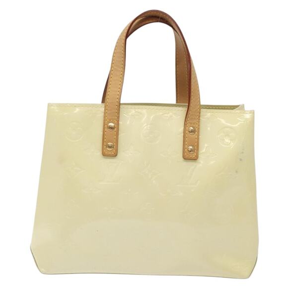 LOUIS VUITTON Monogram Vernis Reade PM Hand Bag Perle M91336 - Picture 2 of 12